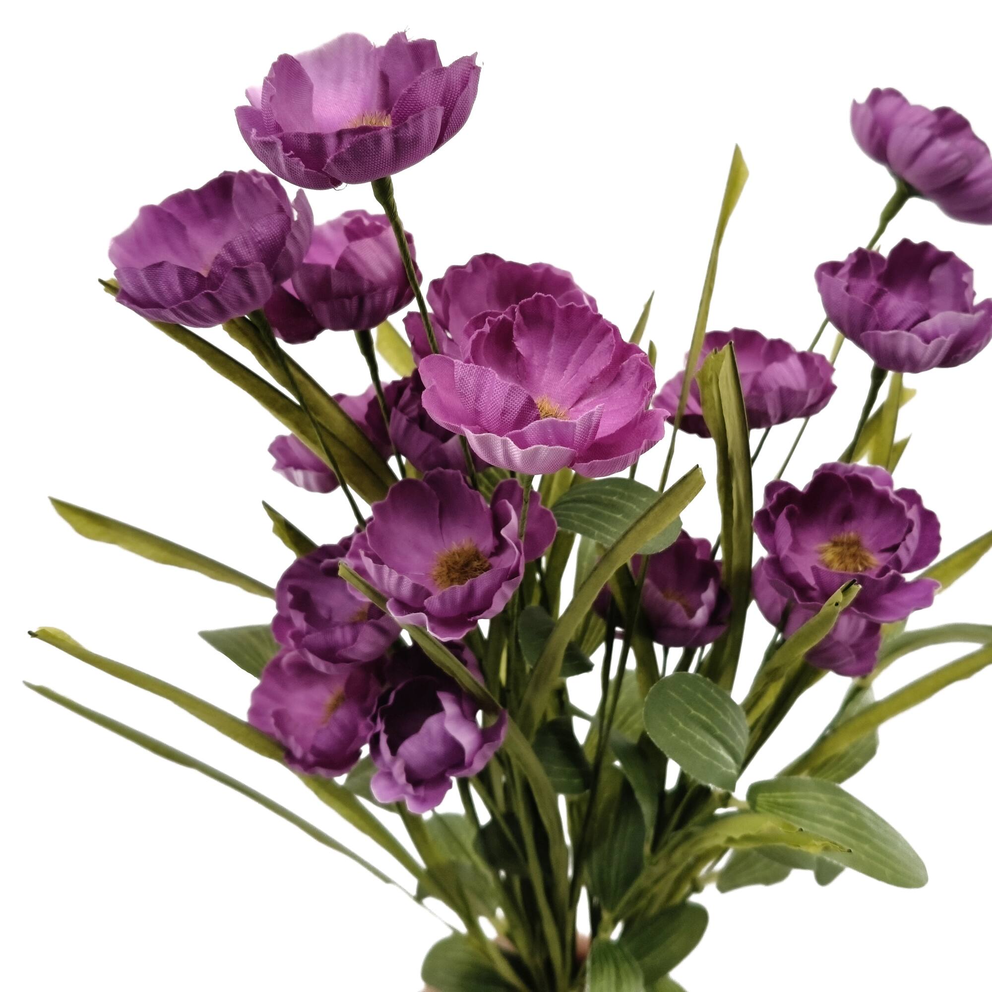 21" Purple Ranunculus Bush by Ashland®